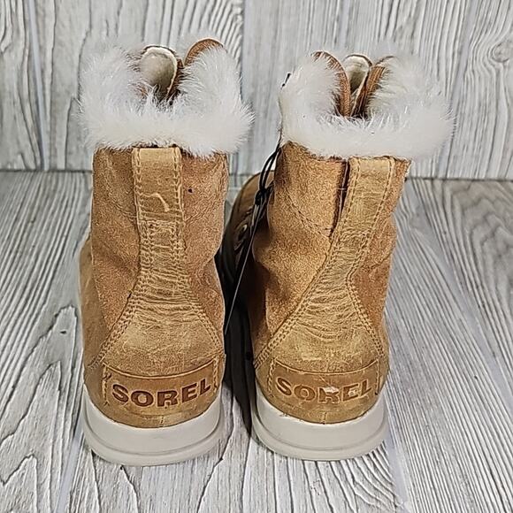 Sorel Explorer Joan Lace Up Waterproof Suede Boots Womens Size 6 NEW - Picture 6 of 14